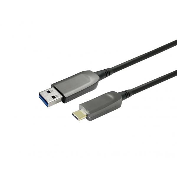 Vivolink PROUSBCAMMOP25 cavo USB USB 3.2 Gen 1 [3.1 Gen 1] 10 m USB C USB A Nero (USB-A to USB-C M/M Optic - Fiber Cable 25m - Warranty: 144M)