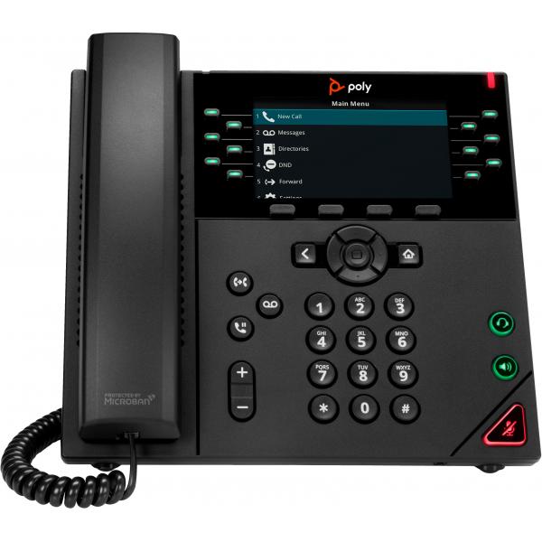 VVX 450 12-Line IP Phone and - PoE-enabled-WW