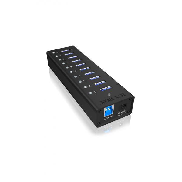 RaidSonic ICY BOX IB-AC6110 - hub - 10