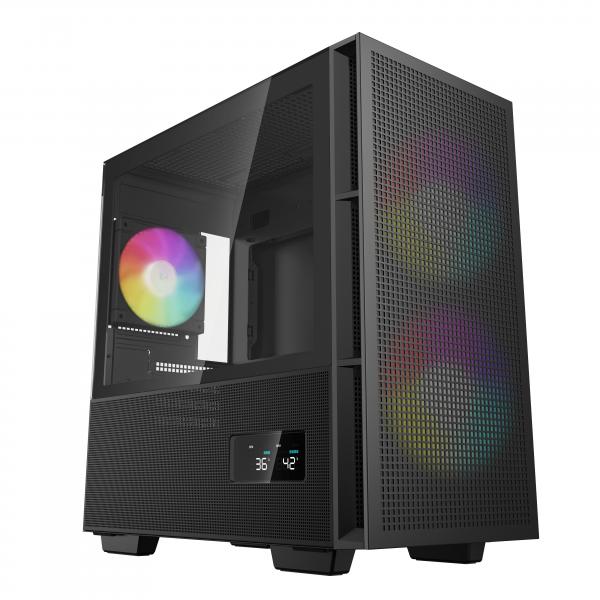DeepCool CH360 DIGITAL Micro Tower Nero (DeepCool CH360 Digital Micro-ATX Case,)