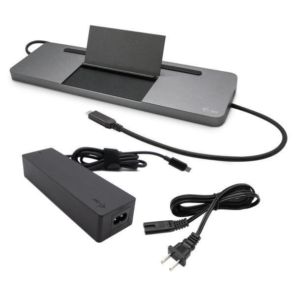 i-tec Metal C31FLATPRO100UK replicatore di porte e docking station per laptop Cablato USB 3.2 Gen 1 [3.1 Gen 1] Type-C Grigio (ITEC Universal dual 4K Display Docking Station + Power Delivery 85W C31FLATPRO100UK)