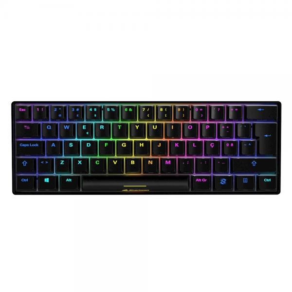Sharkoon SGK50 S4 tastiera Gaming USB QWERTY Portoghese Nero (SGK50 S4)