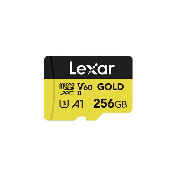 Lexar Professional GOLD 256 GB MicroSDXC UHS-II (Lexar TF GOLD 256GB SD Card)