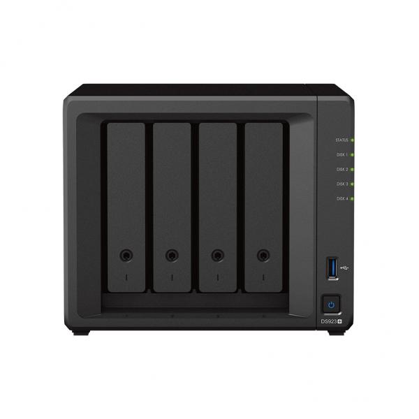 Synology DiskStation DS923+ NAS Mini Tower Ryzen Embedded R1600 4 GB DDR4 48 TB HDD DiskStation Manager Nero