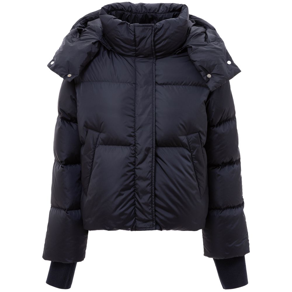 Blue Polyamide Jackets & Coat