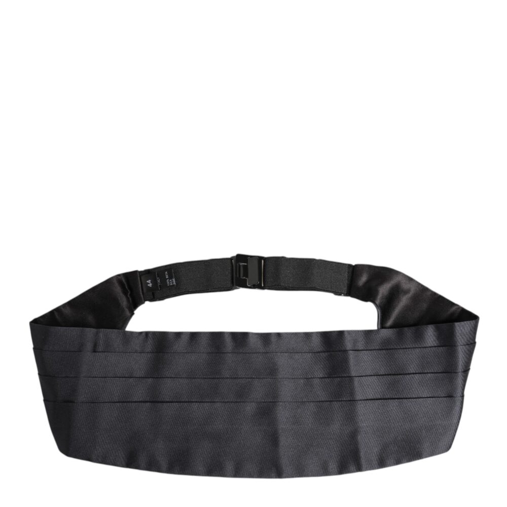 Dark Blue 100% Silk Belt Waist Cummerbund