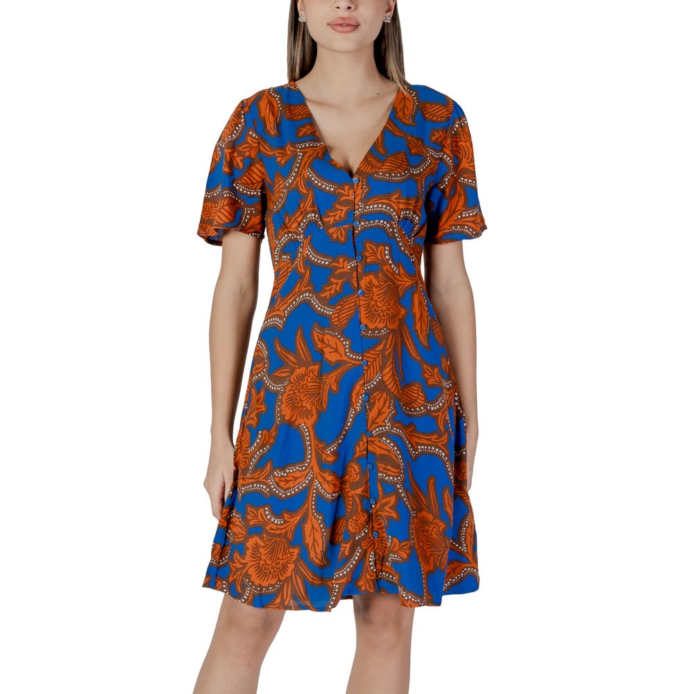Blue Viscose Midi