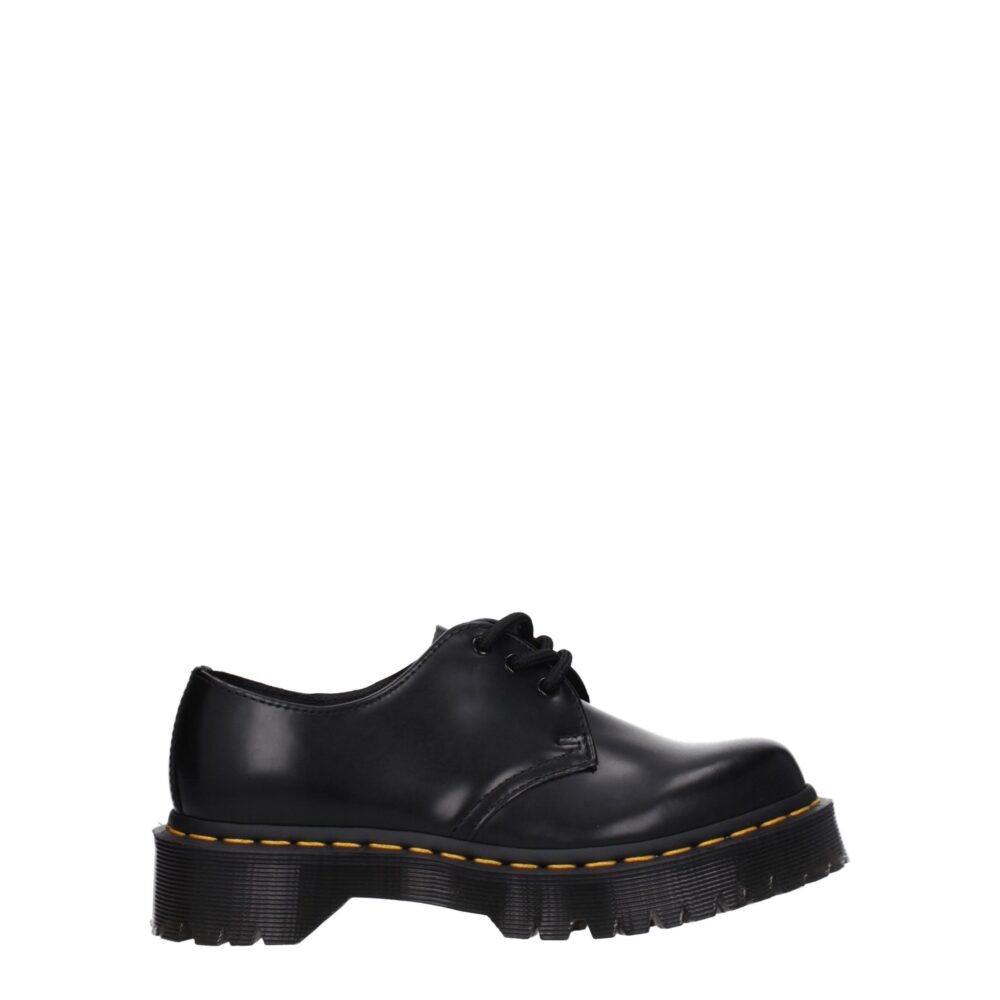 Black Leather Oxfords And Derbies