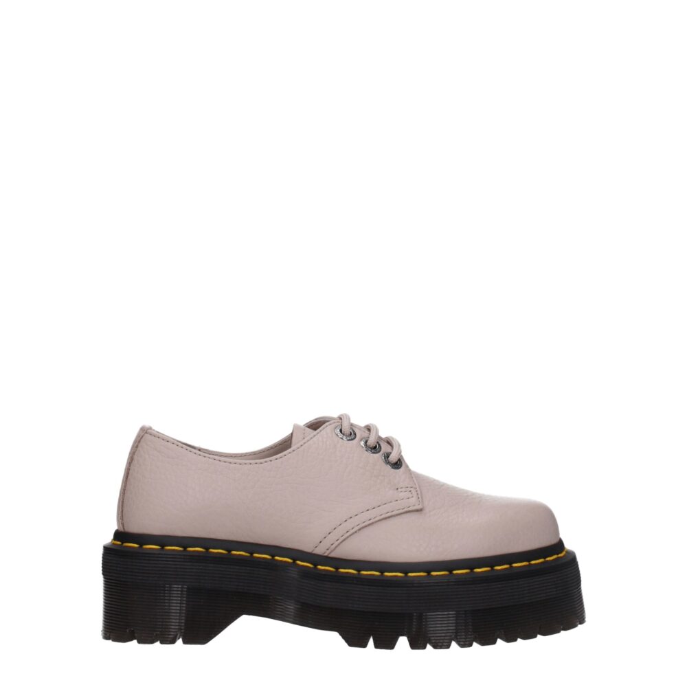 Gray Leather Oxfords And Derbies
