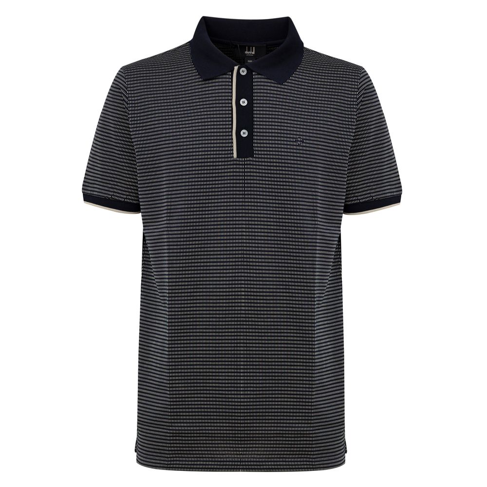 Blue Cotton Polo Shirt