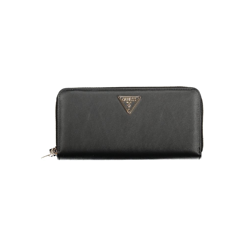 Black Polyethylene Women Wallet