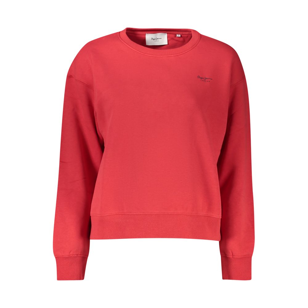 Red Cotton Women Sweater