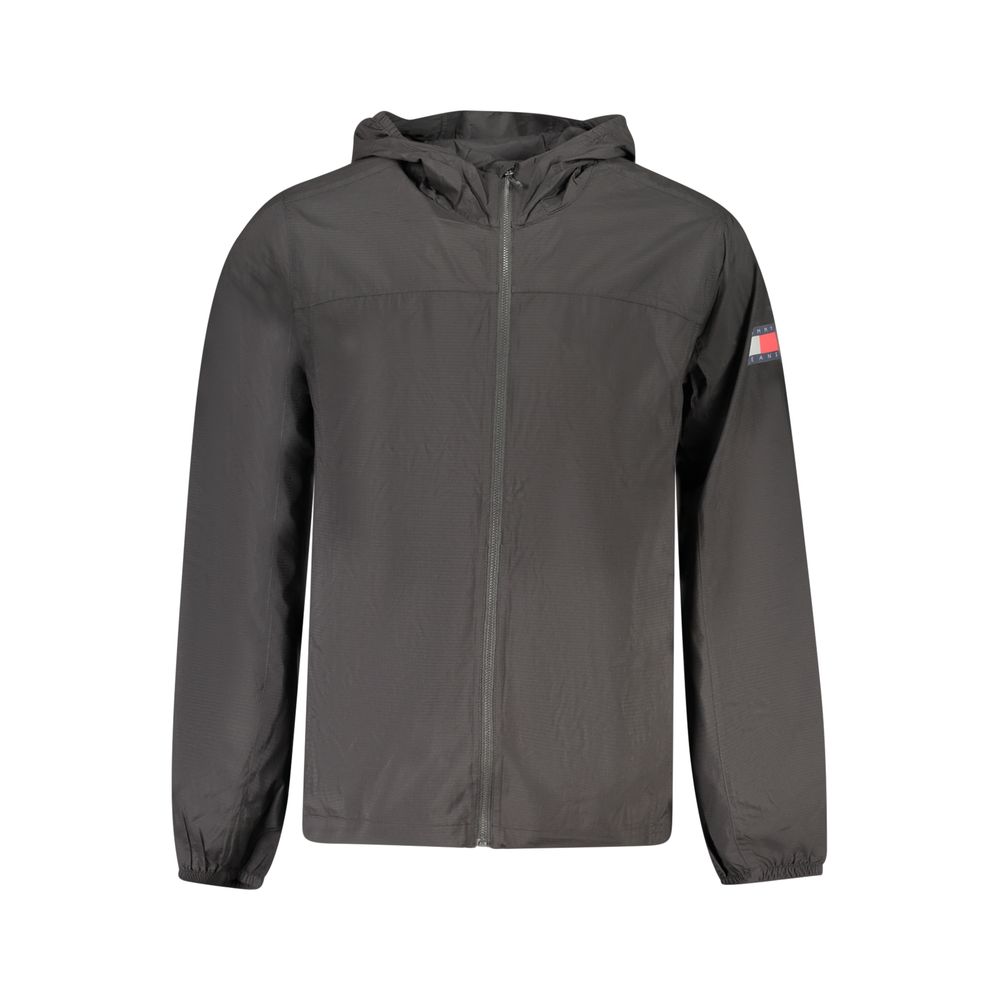 Black Polyamide Men's Jacket